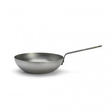 de Buyer Mineral B New Wok 28 cm - Eisen mit Bandstahlgriff