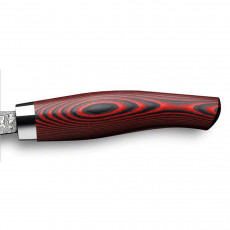 Nesmuk Exklusiv C100 Damast Slicer 16 cm - Griff Micarta rot