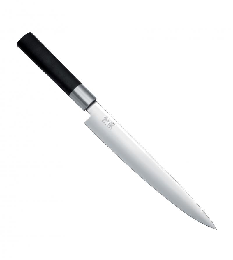 KAI Wasabi black Schinkenmesser 23 cm - Edelstahlklinge - Griff Kunststoff
